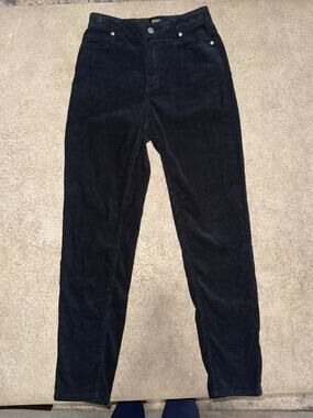 BDG Black Corduroy Straight Leg Jeans